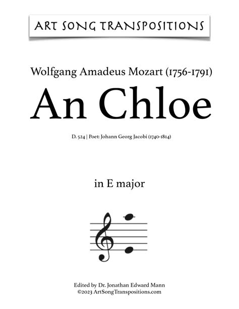 chloe pdf|An Chloe, K.524 (Mozart, Wolfgang Amadeus) .